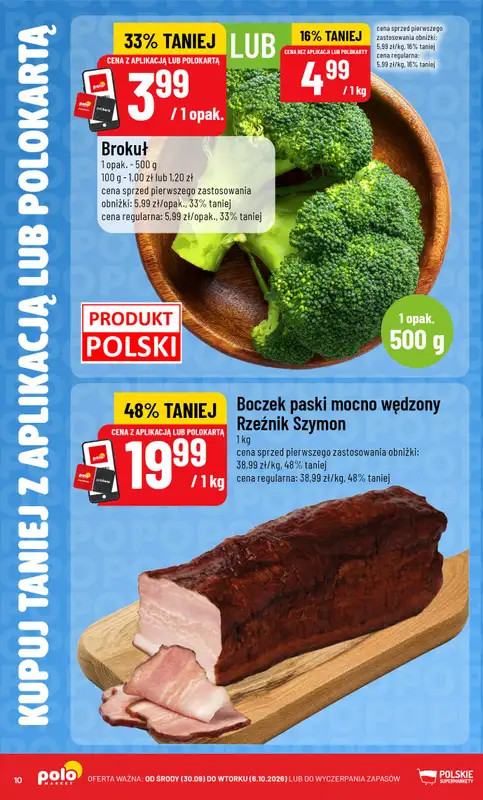 POLOmarket - gazetka promocyjna Kupuj taniej z aplikacją lub polokartą od środy 30.09 do wtorku 06.10 - strona 10