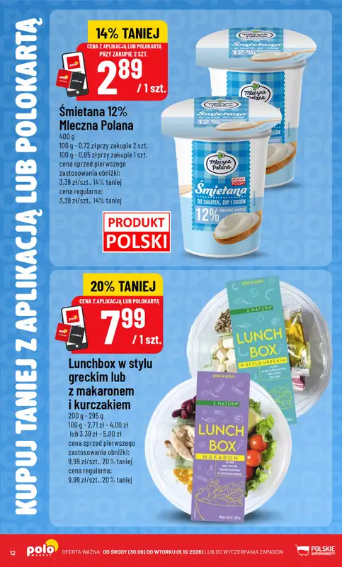 POLOmarket - gazetka promocyjna Kupuj taniej z aplikacją lub polokartą od środy 30.09 do wtorku 06.10 - strona 12