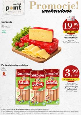 Market Point - gazetka promocyjna Promocje weekendowe od czwartku 01.10 do soboty 03.10