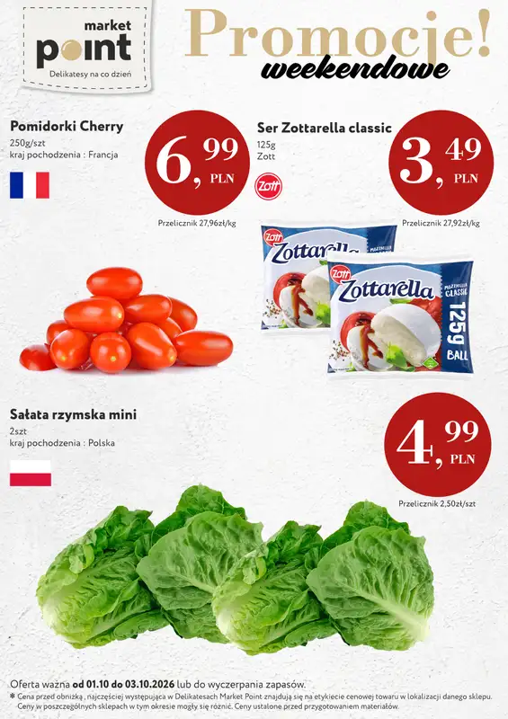 Market Point - gazetka promocyjna Promocje weekendowe od czwartku 01.10 do soboty 03.10 - strona 6