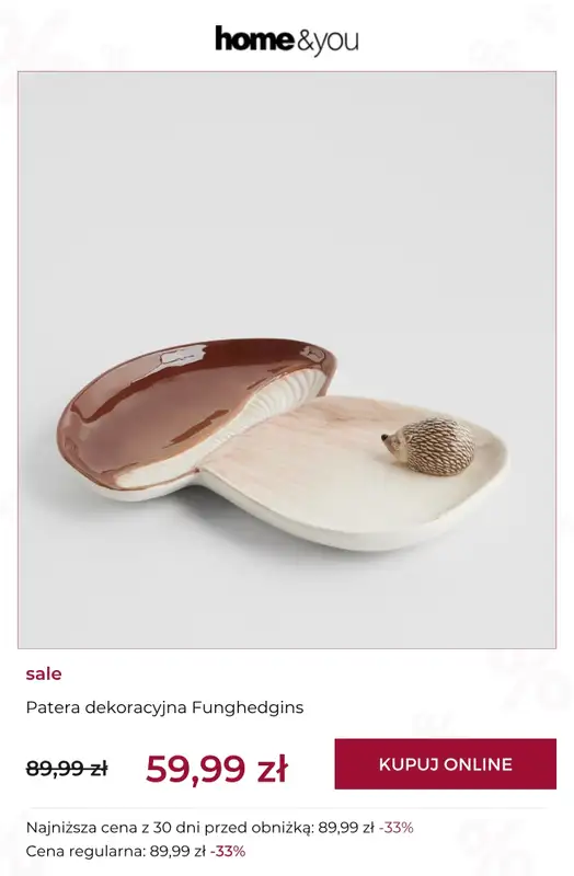 home&you - gazetka promocyjna SALE: dekoracje od środy 30.09  - strona 7
