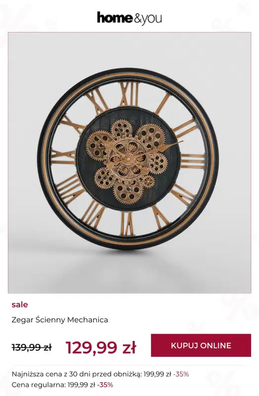 home&you - gazetka promocyjna SALE: dekoracje od środy 30.09  - strona 11
