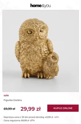 home&you - gazetka promocyjna SALE: dekoracje od środy 30.09  - strona 9