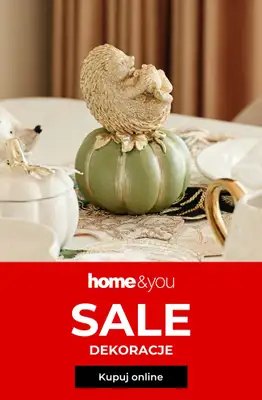 home&you - gazetka promocyjna SALE: dekoracje od środy 30.09 