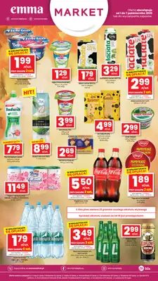 emma MARKET - gazetka promocyjna Oferta spożywcza Emma Market od czwartku 01.10 do środy 07.10