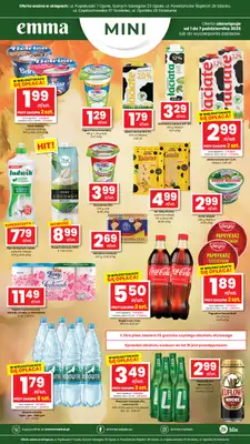emma MARKET - gazetka promocyjna Oferta spożywcza Emma Mini od czwartku 01.10 do środy 07.10