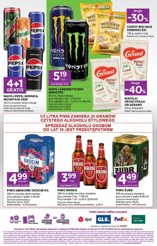 Stokrotka - gazetka promocyjna Gazetka Express od czwartku 01.10 do środy 07.10 - strona 6