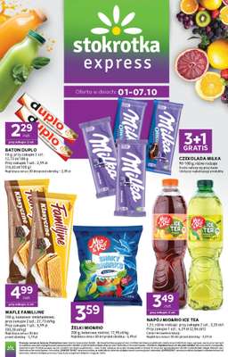 Stokrotka - gazetka promocyjna Gazetka Express od czwartku 01.10 do środy 07.10