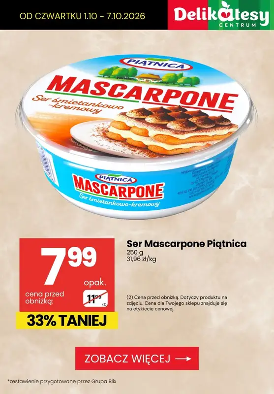 Delikatesy Centrum - gazetka promocyjna Najlepsze oferty do -41% od czwartku 01.10 do środy 07.10 - strona 6