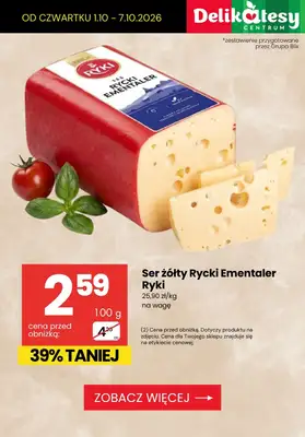 Delikatesy Centrum - gazetka promocyjna Najlepsze oferty do -41% od czwartku 01.10 do środy 07.10 - strona 4