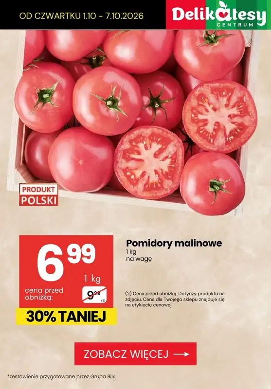 Delikatesy Centrum - gazetka promocyjna Najlepsze oferty do -41% od czwartku 01.10 do środy 07.10 - strona 7