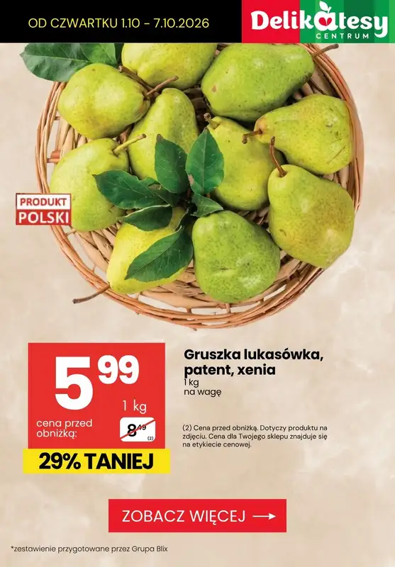 Delikatesy Centrum - gazetka promocyjna Najlepsze oferty do -41% od czwartku 01.10 do środy 07.10 - strona 8