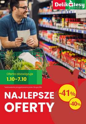 Delikatesy Centrum - gazetka promocyjna Najlepsze oferty do -41% od czwartku 01.10 do środy 07.10