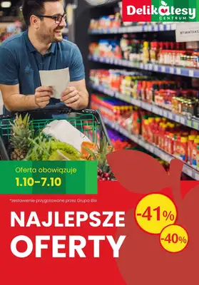 Delikatesy Centrum - gazetka promocyjna Najlepsze oferty do -41% od czwartku 01.10 do środy 07.10