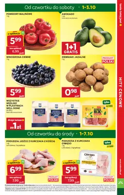 Stokrotka - gazetka promocyjna Gazetka Supermarket od czwartku 01.10 do środy 07.10 - strona 3