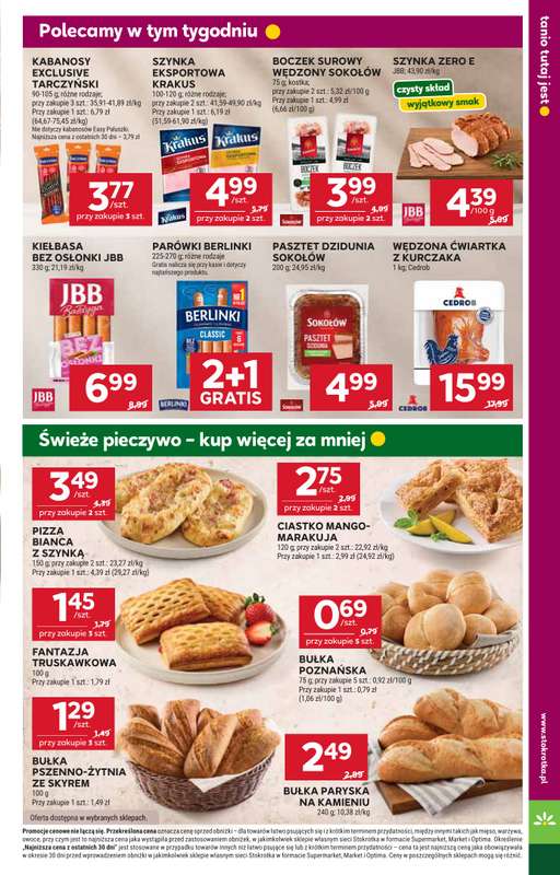 Stokrotka - gazetka promocyjna Gazetka Supermarket od czwartku 01.10 do środy 07.10 - strona 15