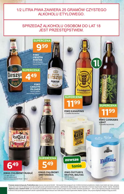 Stokrotka - gazetka promocyjna Gazetka Supermarket od czwartku 01.10 do środy 07.10 - strona 40