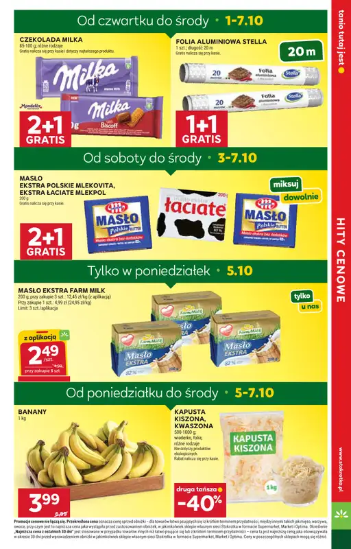 Stokrotka - gazetka promocyjna Gazetka Supermarket od czwartku 01.10 do środy 07.10 - strona 5