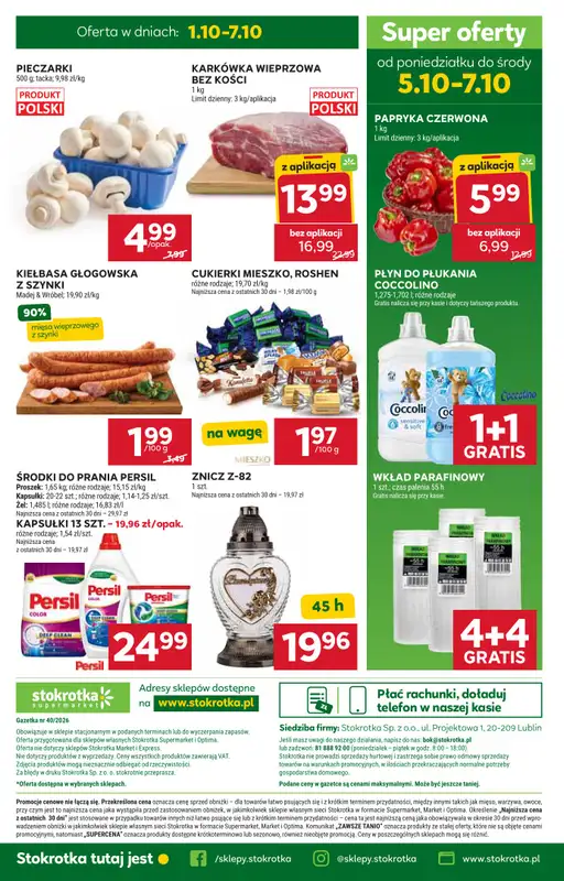 Stokrotka - gazetka promocyjna Gazetka Supermarket od czwartku 01.10 do środy 07.10 - strona 51