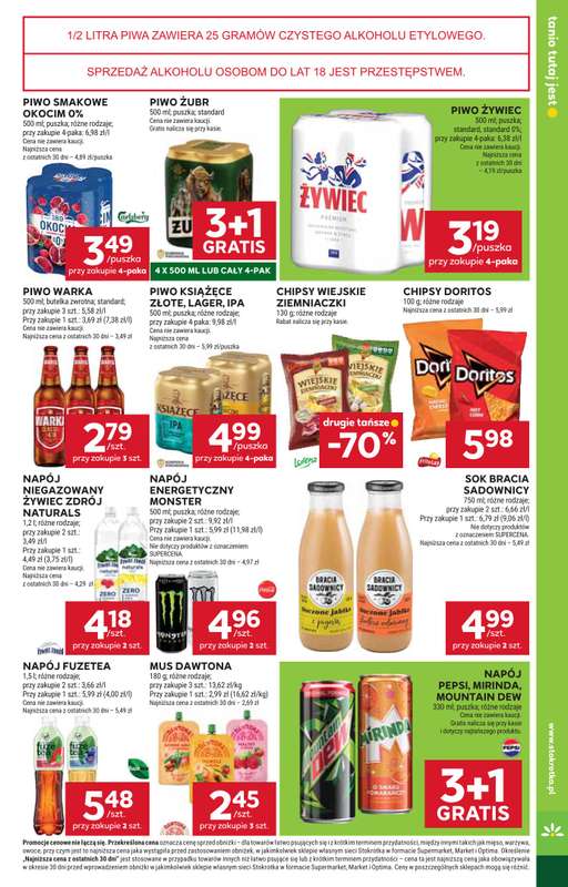 Stokrotka - gazetka promocyjna Gazetka Supermarket od czwartku 01.10 do środy 07.10 - strona 41