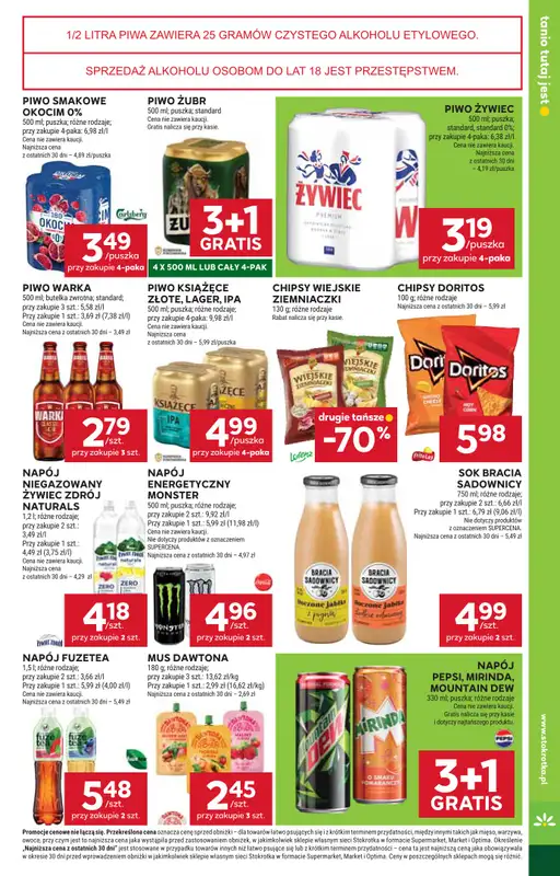 Stokrotka - gazetka promocyjna Gazetka Supermarket od czwartku 01.10 do środy 07.10 - strona 41