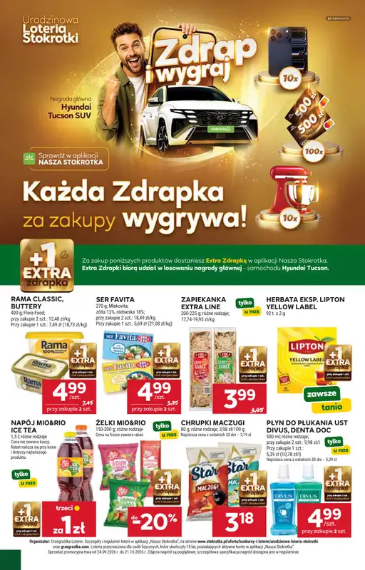 Stokrotka - gazetka promocyjna Gazetka Market od czwartku 01.10 do środy 07.10 - strona 6