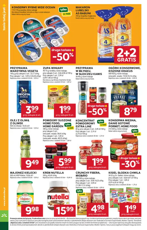 Stokrotka - gazetka promocyjna Gazetka Market od czwartku 01.10 do środy 07.10 - strona 26