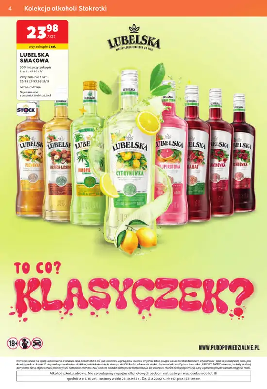 Stokrotka - gazetka promocyjna W dobrym smaku od czwartku 01.10 do środy 28.10 - strona 4
