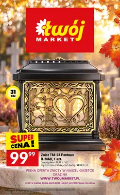 Twój Market - gazetka promocyjna Znicze od środy 30.09 do wtorku 06.10 - strona 23