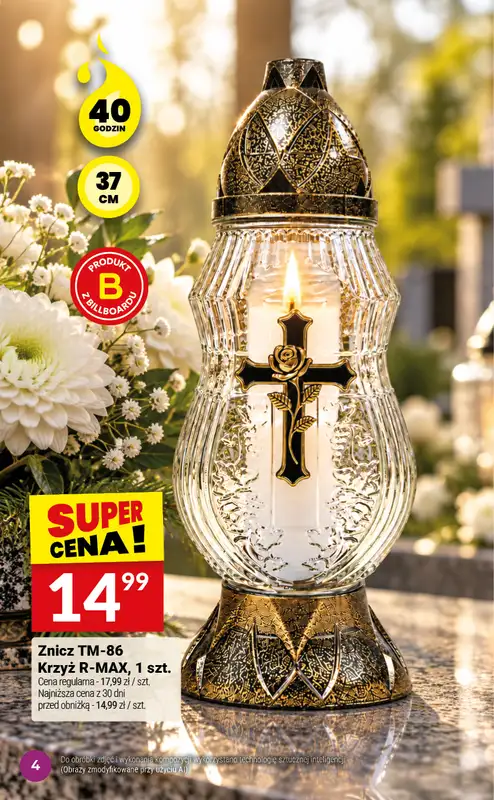 Twój Market - gazetka promocyjna Znicze od środy 30.09 do wtorku 06.10 - strona 4