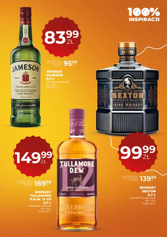 Duży Ben - gazetka promocyjna Gazetka alkoholowa od czwartku 01.10 do środy 14.10 - strona 15