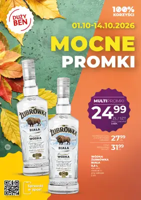 Duży Ben - gazetka promocyjna Gazetka alkoholowa od czwartku 01.10 do środy 14.10