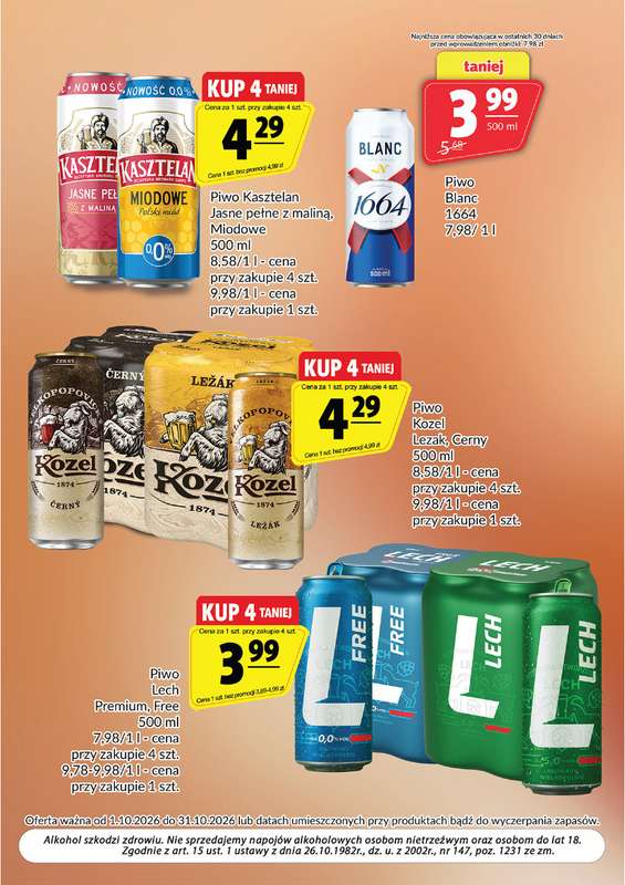 Prim Market - gazetka promocyjna Gazetka alkoholowa od czwartku 01.10 do soboty 31.10 - strona 11