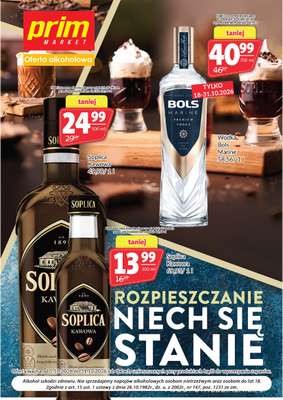 Prim Market - gazetka promocyjna Gazetka alkoholowa od czwartku 01.10 do soboty 31.10