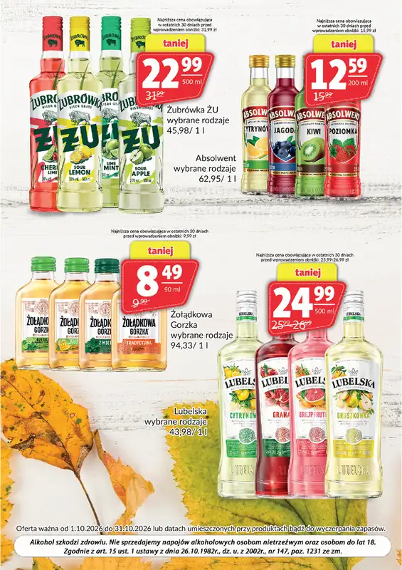 Prim Market - gazetka promocyjna Gazetka alkoholowa od czwartku 01.10 do soboty 31.10 - strona 3