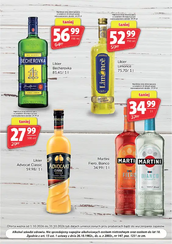 Prim Market - gazetka promocyjna Gazetka alkoholowa od czwartku 01.10 do soboty 31.10 - strona 6