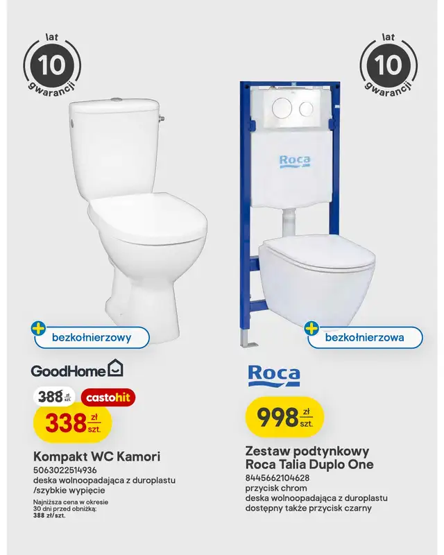 Castorama - gazetka promocyjna Salon, łazienka, kuchnia od środy 30.09 do wtorku 13.10 - strona 15
