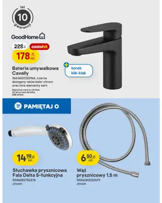 Castorama - gazetka promocyjna Salon, łazienka, kuchnia od środy 30.09 do wtorku 13.10 - strona 16