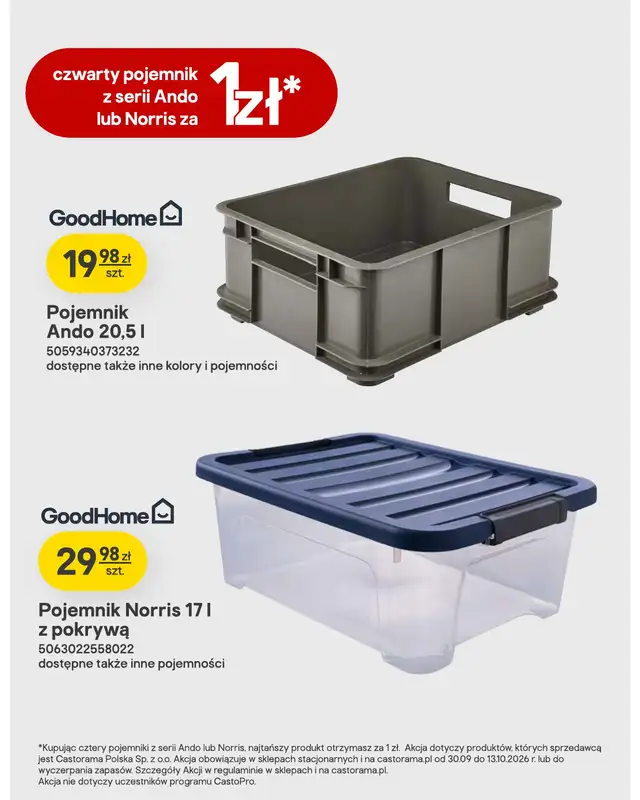 Castorama - gazetka promocyjna Salon, łazienka, kuchnia od środy 30.09 do wtorku 13.10 - strona 23