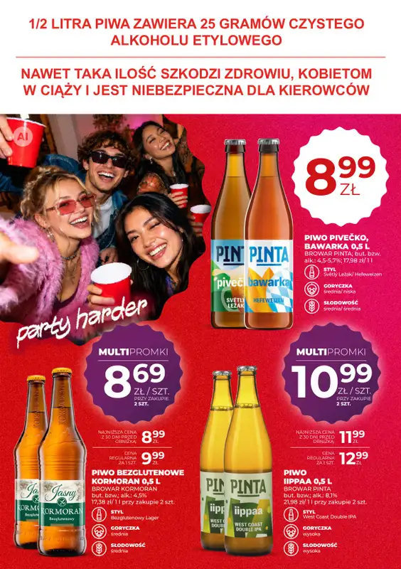Duży Ben - gazetka promocyjna Gazetka piwna od czwartku 01.10 do środy 14.10 - strona 24
