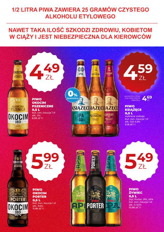 Duży Ben - gazetka promocyjna Gazetka piwna od czwartku 01.10 do środy 14.10 - strona 15