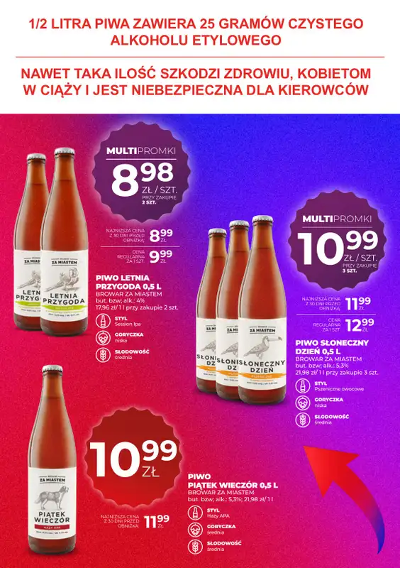 Duży Ben - gazetka promocyjna Gazetka piwna od czwartku 01.10 do środy 14.10 - strona 25