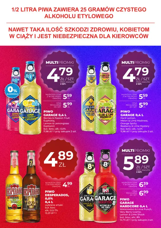 Duży Ben - gazetka promocyjna Gazetka piwna od czwartku 01.10 do środy 14.10 - strona 23