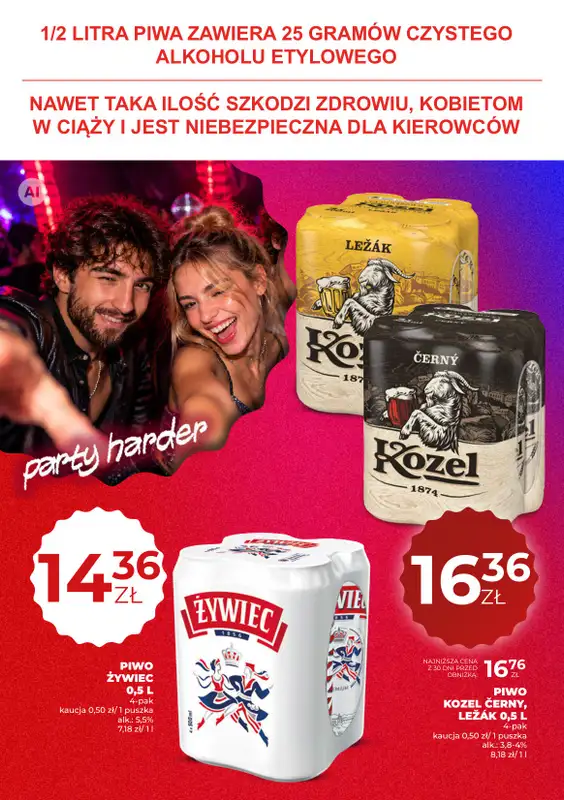 Duży Ben - gazetka promocyjna Gazetka piwna od czwartku 01.10 do środy 14.10 - strona 20