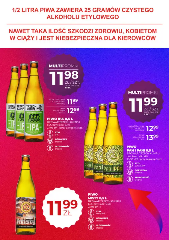 Duży Ben - gazetka promocyjna Gazetka piwna od czwartku 01.10 do środy 14.10 - strona 27