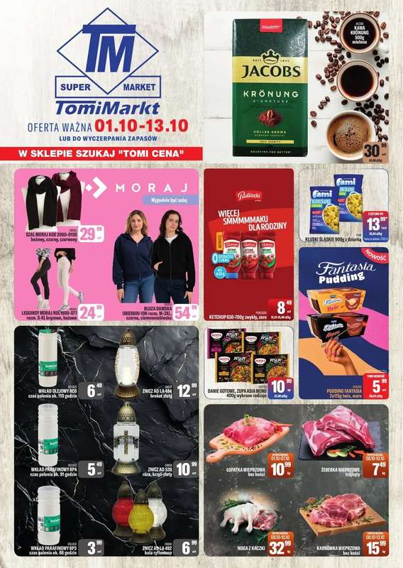 Tomi Markt - gazetka promocyjna Gazetka od czwartku 01.10 do wtorku 13.10