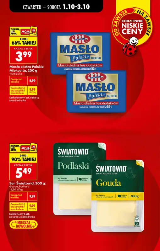 Biedronka - gazetka promocyjna Od czwartku od czwartku 01.10 do środy 07.10 - strona 3