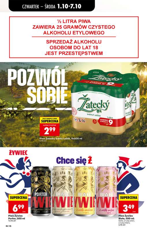 Biedronka - gazetka promocyjna Od czwartku od czwartku 01.10 do środy 07.10 - strona 60