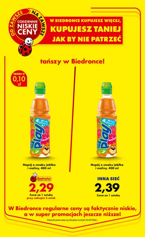 Biedronka - gazetka promocyjna Od czwartku od czwartku 01.10 do środy 07.10 - strona 91