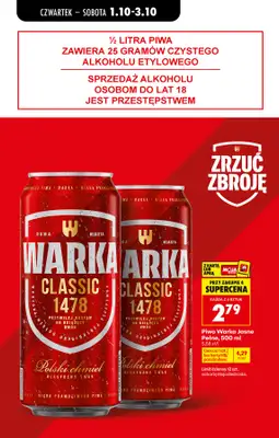 Biedronka - gazetka promocyjna Od czwartku od czwartku 01.10 do środy 07.10 - strona 62